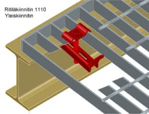 Ritiläkiinnitin 1110 Yleiskiinnitin