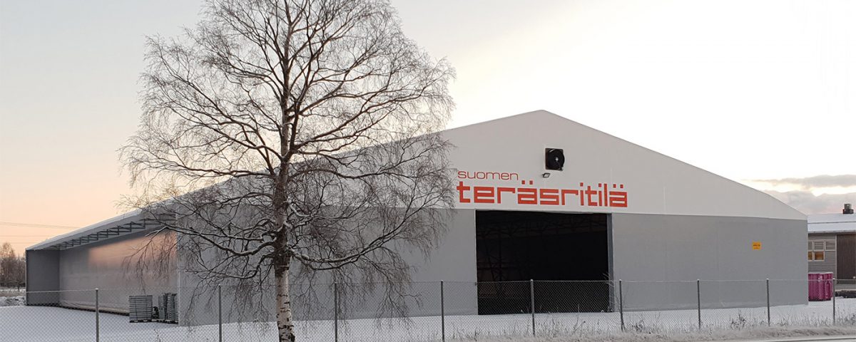 Suomen Teräsritilän uusi varastohalli