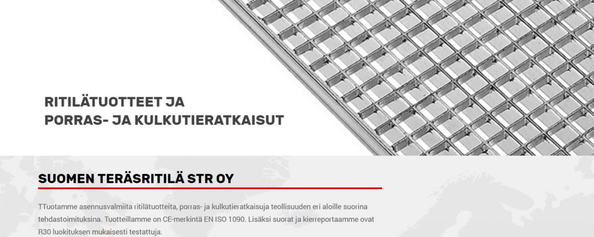 Suomen Teräsritilä - kuva etusivusta
